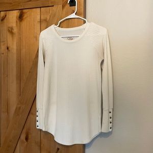 White/ Cream long sleeve sweater